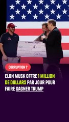 Elon Musk offre 1 million de dollars PAR JOUR pour faire gagner Trump ? Welcome to the USA