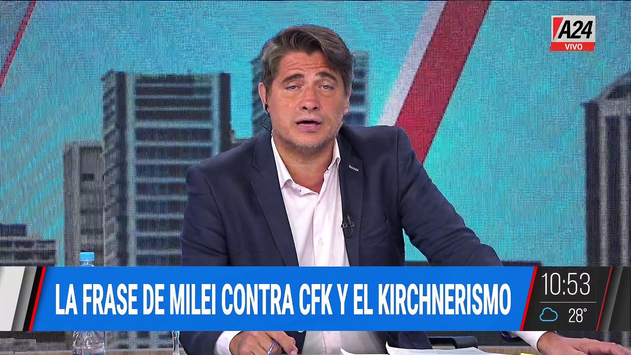 JAVIER MILEI CONTRA CFK Y EL KIRCHNERISMO: "Me encantaría meterle el último clavo al cajón del kirchnerismo, con Cristina adentro”