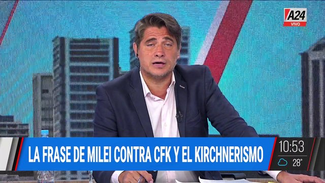 JAVIER MILEI CONTRA CFK Y EL KIRCHNERISMO: Me encantaría meterle el último clavo al cajón del kirchnerismo, con Cristina adentro”
