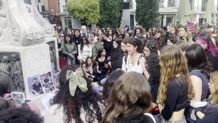 Homenaje a Liam Payne en La Plaza de Santa Ana, Madrid