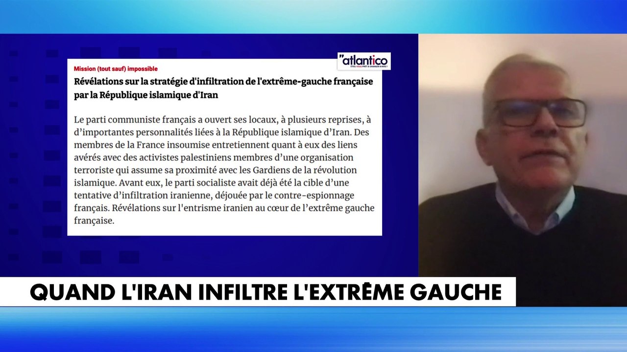 Emmanuel Razavi explique comment l'Iran a infiltré l'extrême gauche française en 1984 puis en 2014