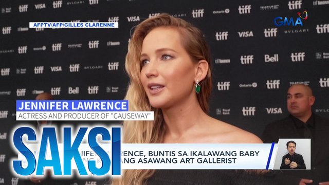 Jennifer Lawrence, buntis sa ikalawang baby nila ng kanyang asawang art gallerist | Saksi