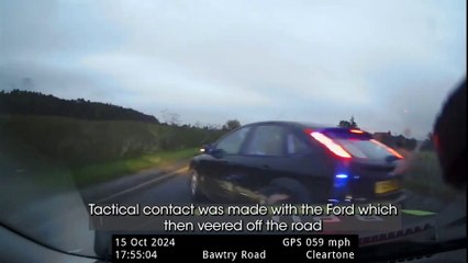 80mph dangerous driver drives head-on towards oncoming traffic