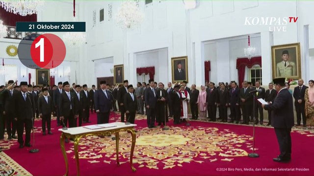 Prabowo Lantik Menteri, 55 wamen hingga Seskab Teddy Dilantik, Gibran Jamu Wapres RRT [TOP3NEWS]