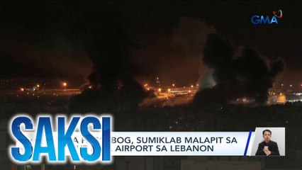 Saksi: (Part 3) Mga pagsabog malapit sa Beirut airport; Viral drummer boy na cellphone ang instrumento