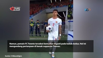 Alasan Mees Hilgers Ditarik Keluar Saat Melawan China