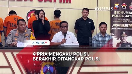 Mengaku Polisi 4 Pria di Surabaya Tertangkap Polisi karena Ketahuan Lakukan Pemerasan