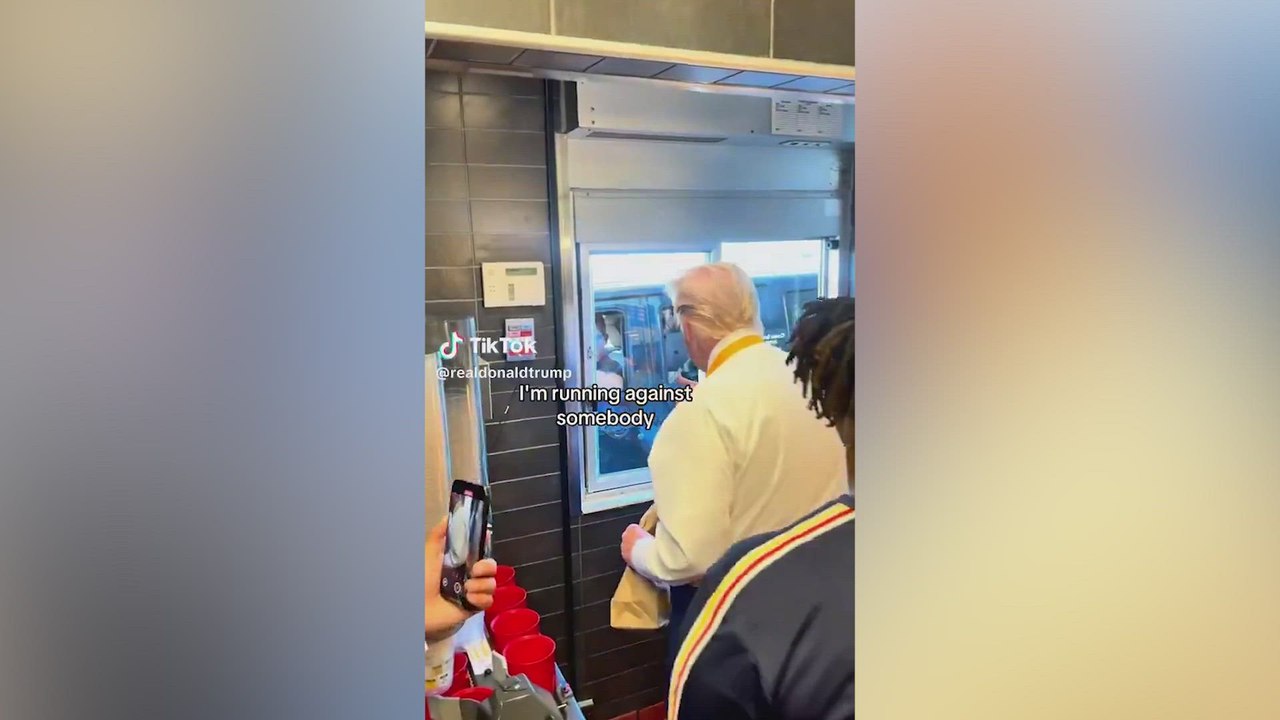 Donald Trump Mocks Kamala Harris working at McDonald's