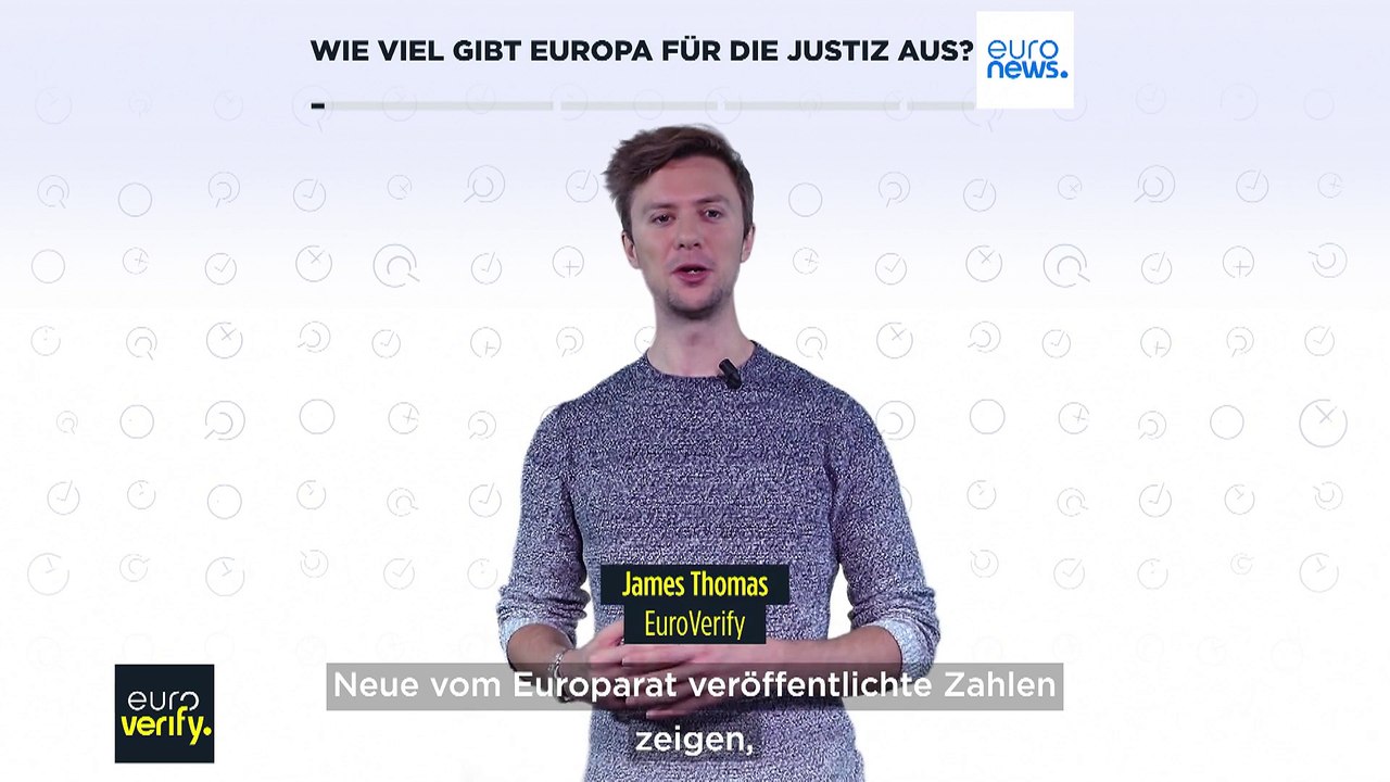 Wie viel gibt Europa für die Justiz aus?