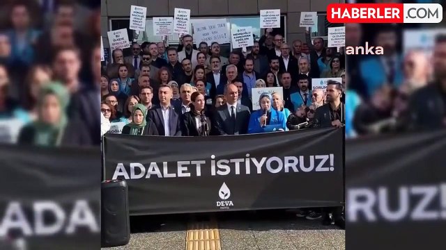 DEVA Partisi, Yenidoğan Çetesi İçin Çağlayan Adliyesi'nde Adalet Aradı