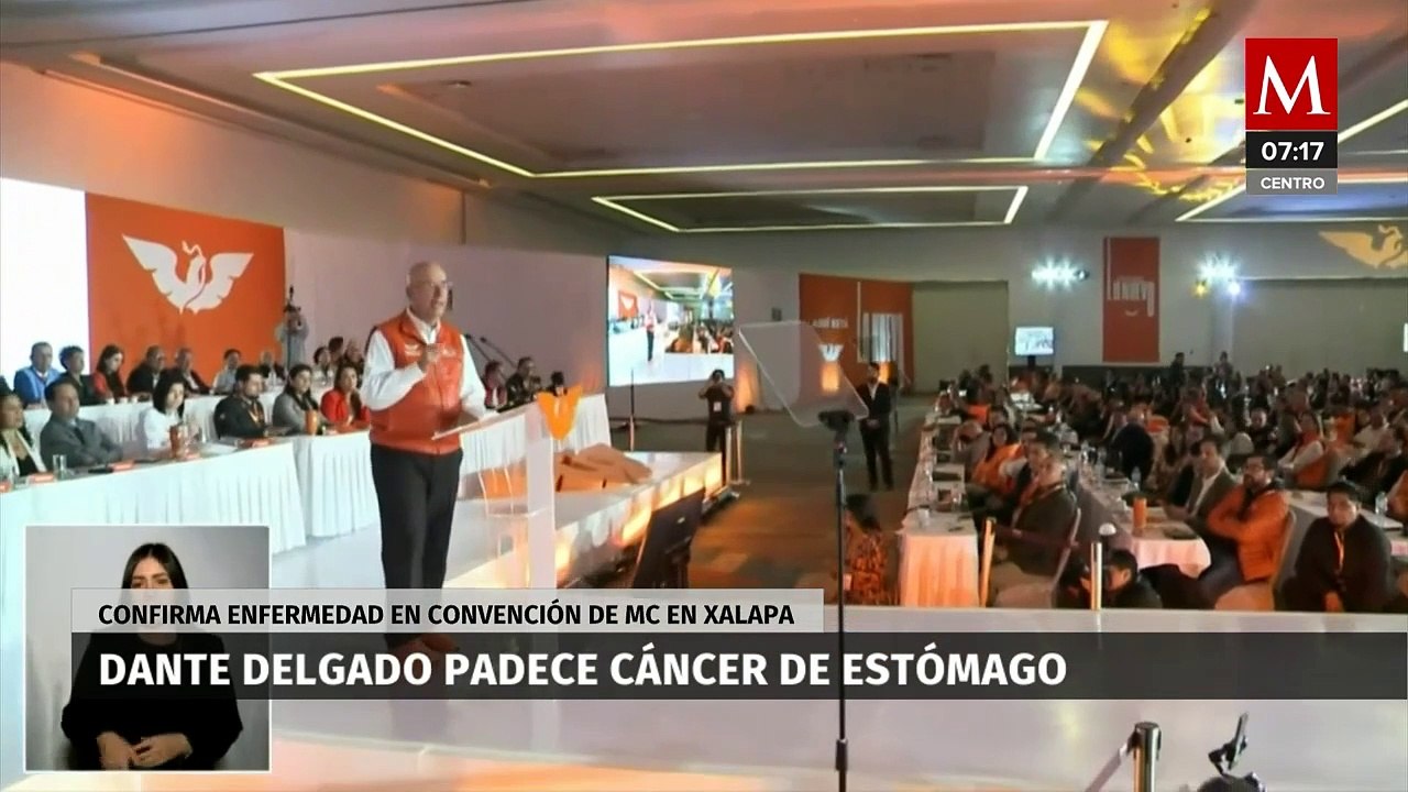 El líder de Movimiento Ciudadano Dante Delgado enfrenta cáncer de estómago