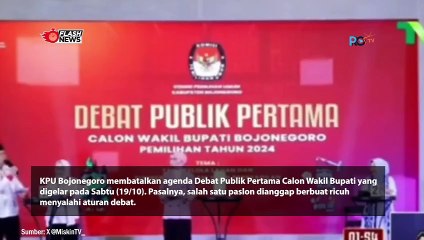 Memalukan Debat Pilbup Bojonegoro Dibatalkan Gegara Paslon Langgar Aturan