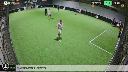 Faute de Anas B - FC PINTE