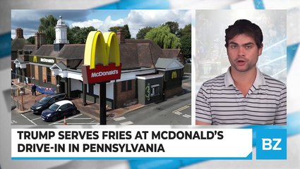 Trump Serves Fries At McDonald’s Drive-In In Pennsylvania