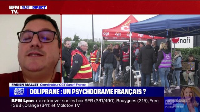 Doliprane: Les salariés n'ont aucune garantie , s'inquiète Fabien Mallet (CGT Sanofi France)