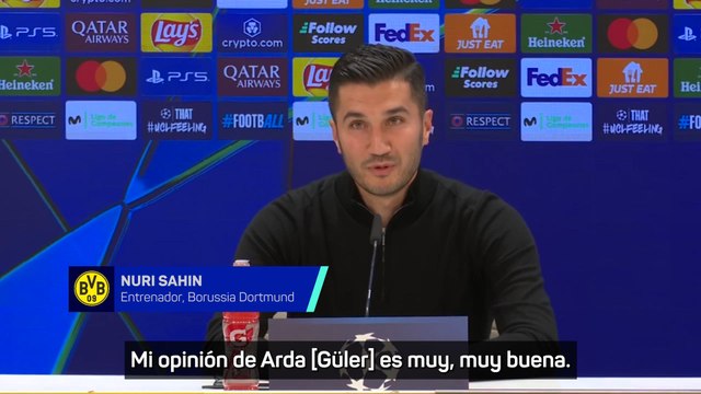 Sahin se deshace en elogios a Ancelotti y Arda Güler
