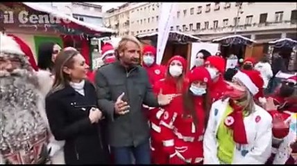 Pescara, Rosolino e Titova testimonial dell'evento Babbo Natale 2021