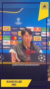 #LDCUEFA : Kang In Lee,le sud-coréen en conférence de presse d’avant match , #PSG - #PSV ⚪ ️ Je crois que le début de saison a été bon. On peut toujours faire mieux, moi en tant que joueur et mes collègues on essaie toujours de gagner tou