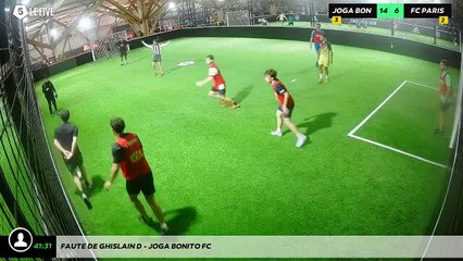 Faute de Ghislain D - JOGA BONITO FC