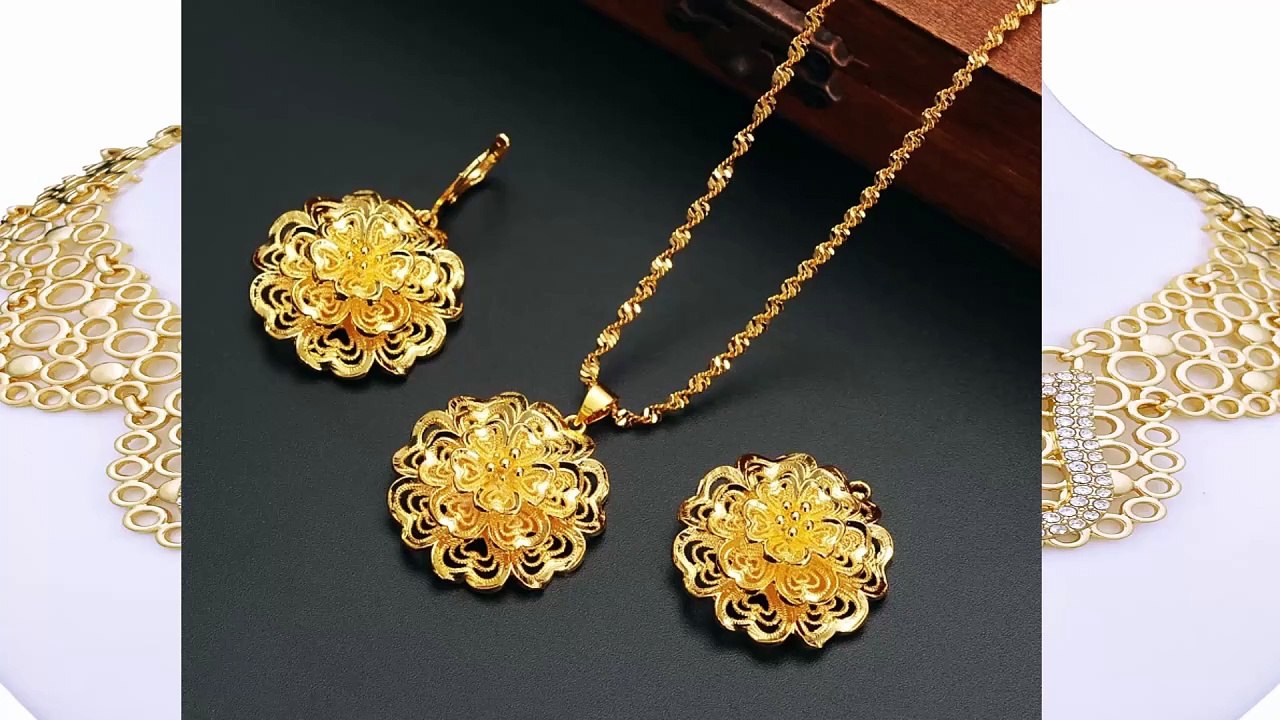 "Dubai 18K GoldPlated Jewelry Set Elegant Accessories for Weddings