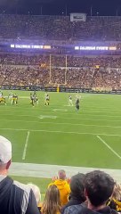 Woman runs onto field at Acrisure Stadium