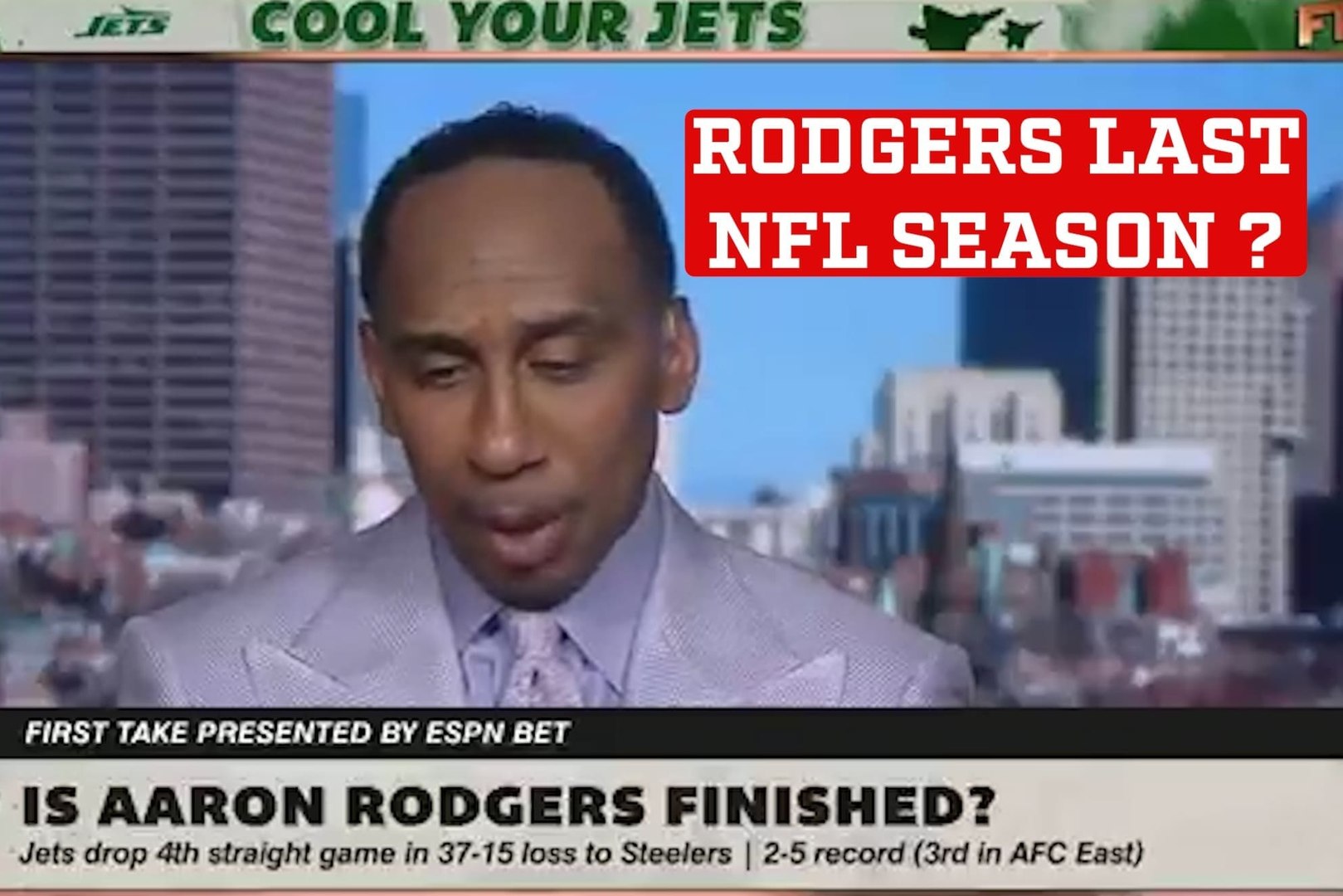 Stephen A. Smith hot take on Aaron Rodgers future MARCA TV English