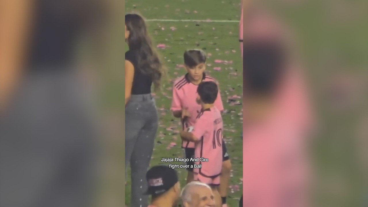 La regañina de Messi a Ciro para que juegue con su hermano