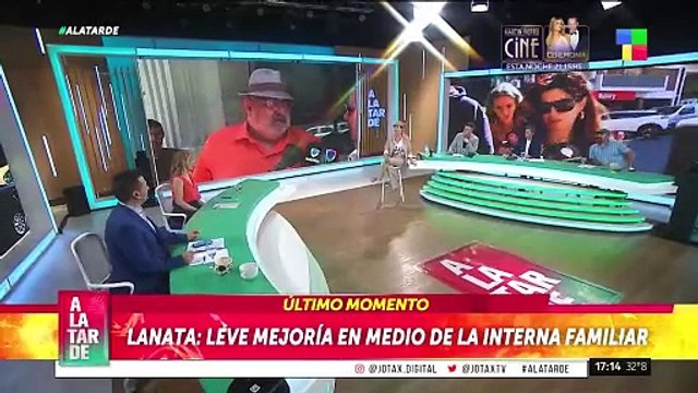 SALUD DE JORGE LANATA: Leve mejoría en medio de una FEROZ GUERRA FAMILIAR