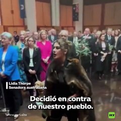 Download Video: El rey Carlos III fue increpado por una senadora en Australia