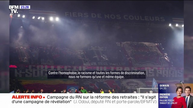 LA BANDE PREND LE POUVOIR - Des chants homophobes lors d'un match du PSG
