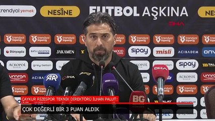 İlhan Palut: Çok değerli bir 3 puan aldık