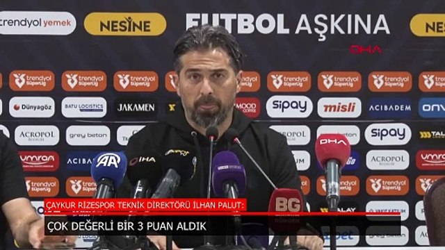 İlhan Palut: Çok değerli bir 3 puan aldık