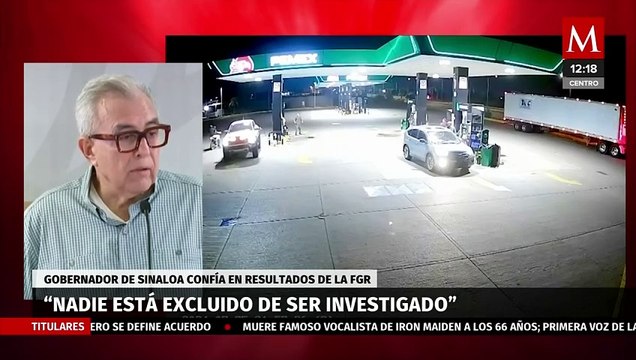 Cuestionan a Rubén Rocha Moya sobre montaje en el caso Héctor Cuén