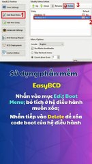 ⚡Cách xóa bớt lựa chọn Hệ điều hành khi khởi động #cáchxóa #hệđiềuhành #khởiđộng #lựachọn