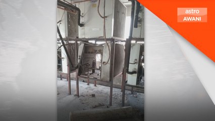 Penyaman udara meletup, tiga lelaki cedera