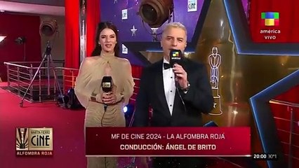 Premios Martín Fierro de Cine 2024: Gimena Accardi y Ángel de Brito abrieron la alfombra roja