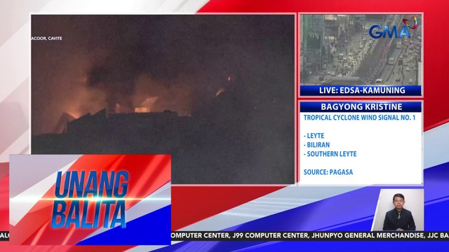 Sunog, sumiklab sa Paraiso Compound Panapaan 4; humigit-kumulang 130 pamilya, nanatili sa multi-purpose court | Unang Balita