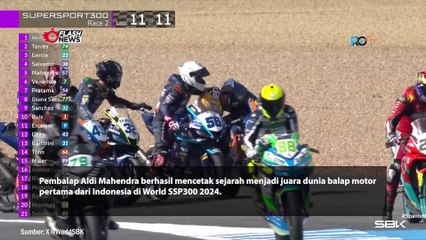 Aldi Mahendra, Pembalap Indonesia Raih Juara Dunia World Super Sport 300