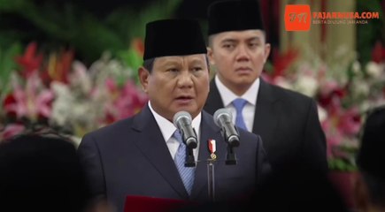 Suasana Pelantikan Menteri dan Kepala Lembaga Kabinet Merah Putih Peridoe 2024-2029