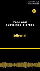 Editorial | Free and sustainable press