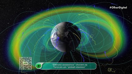 “Elétrons assassinos” chovem na Terra em um “pinball cósmico”