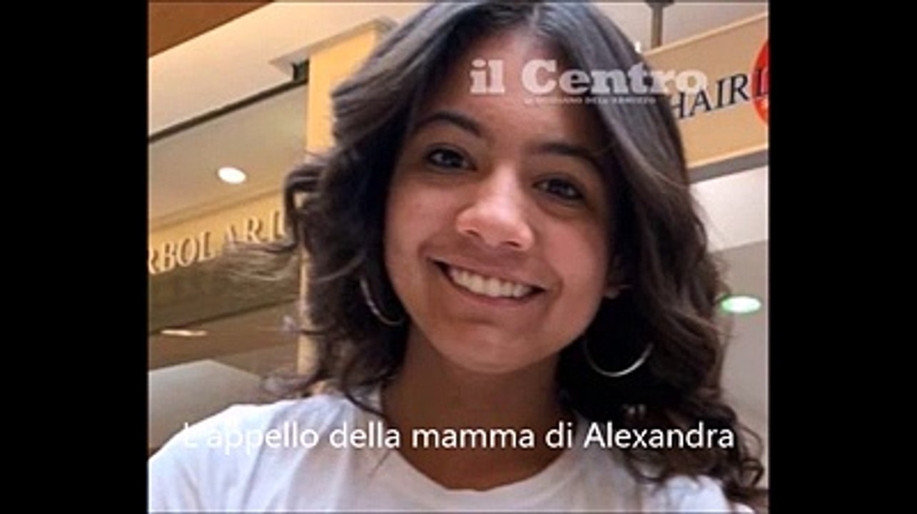 La mamma di Alexandra in lacrime: "Ti prego, torna a casa"