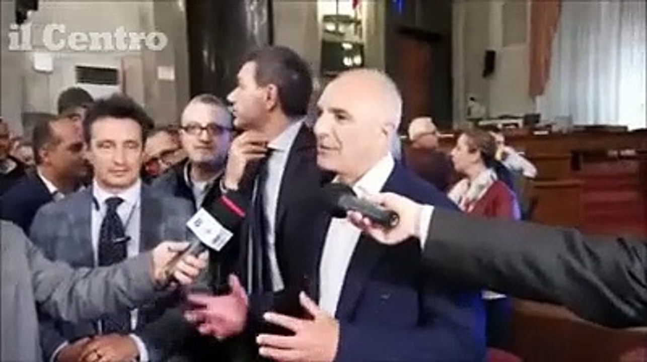 Le prime parole di Masci da sindaco di Pescara