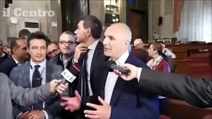 Le prime parole di Masci da sindaco di Pescara