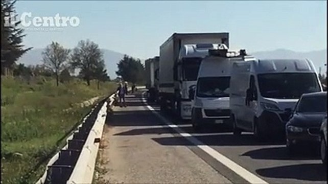 A25: traffico bloccato per un incidente mortale