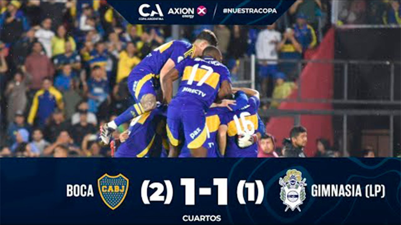 Boca vs Gimnasia (LP) (1 (2) - 1 (1) | Copa Argentina 2024 | Cuartos de final