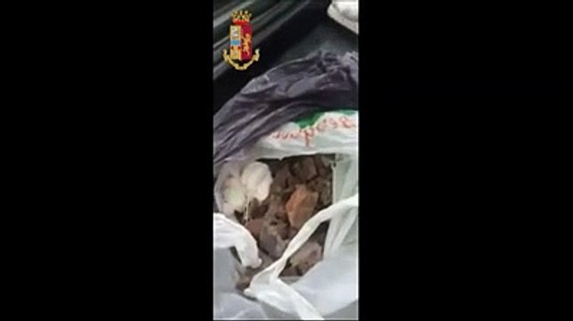 La droga gettata dalla finestra a Rancitelli