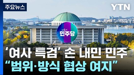 '특검 수사범위' 열어둔 민주...다음 달 14일 표결 추진 / YTN