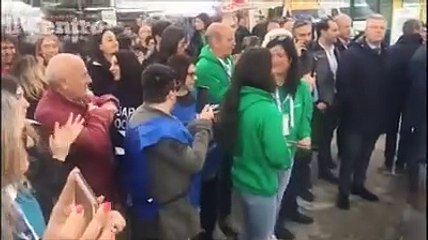 Taglio del nastro alla Fiera dell'Agricoltura