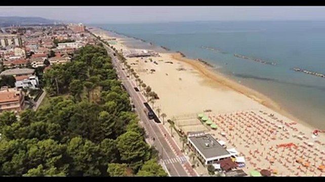 Drone in volo sull'area del Jova beach party